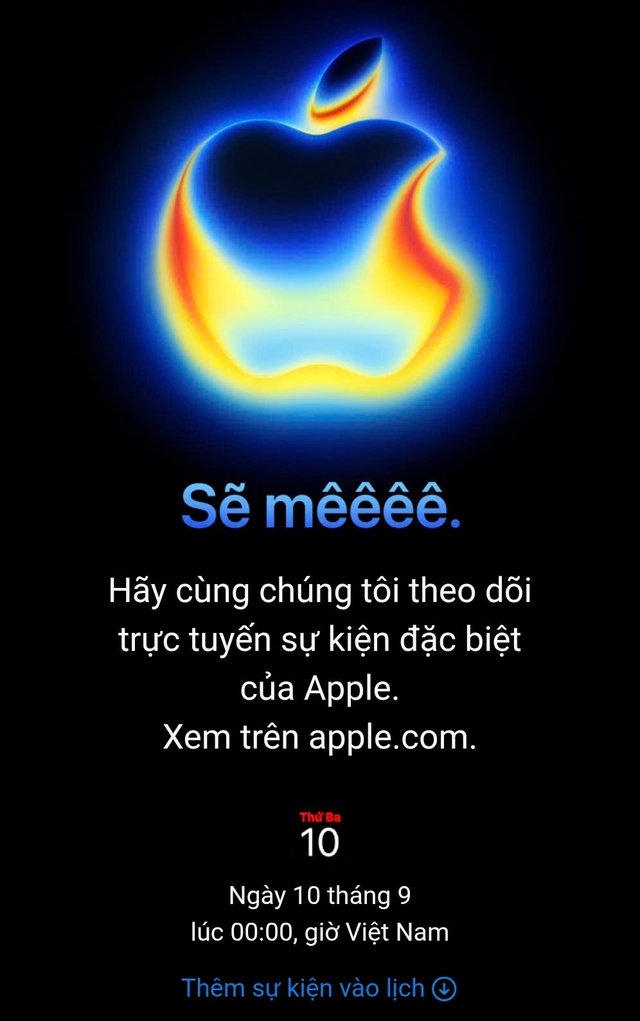 Apple ấn định sự kiện ra mắt iPhone 17 vào ngày 10/9 - Ảnh 1.