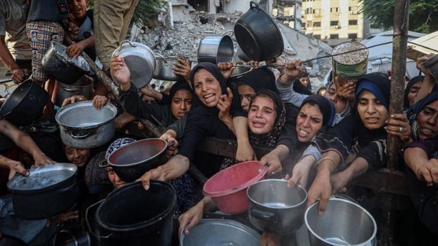 Hội đồng Bảo an LHQ ra tuyên bố chung về nạn đói ở Gaza - Ảnh 1.