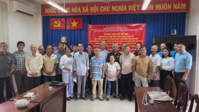 Hội Hỗ trợ Gia đình Liệt sĩ TP.HCM chăm lo thương, bệnh binh dịp lễ 2/9 - Ảnh 1.