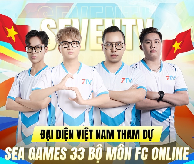 SevenTV đại diện FC Online Việt Nam thi đấu tại SEA Games 33- Ảnh 1. SevenTV đại diện FC Online Việt Nam thi đấu tại SEA Games 33- Ảnh 1.