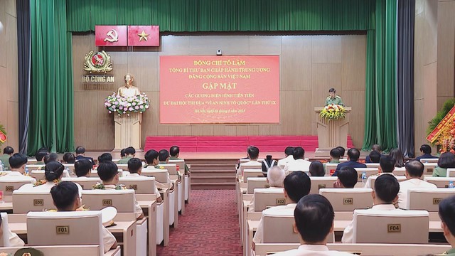 Tổng Bí thư: Nhân rộng điển hình tiên tiến, xây dựng lực lượng Công an vững mạnh - Ảnh 5.
