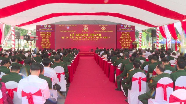 Khánh thành dự án xây dựng Sở Chỉ huy Quân khu 7 - Ảnh 1.
