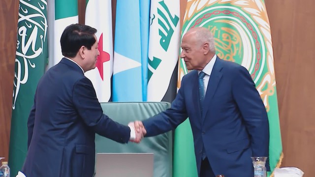 Chủ tịch nước Lương Cường tại Liên đoàn Arab: Nhấn mạnh hợp tác vì hòa bình và phát triển - Ảnh 3.