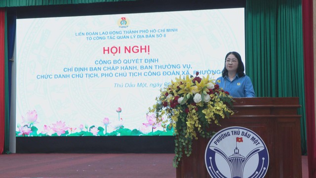 Liên đoàn Lao động TP.HCM kiện toàn tổ chức Công đoàn các xã, phường khu vực Bình Dương cũ - Ảnh 2.