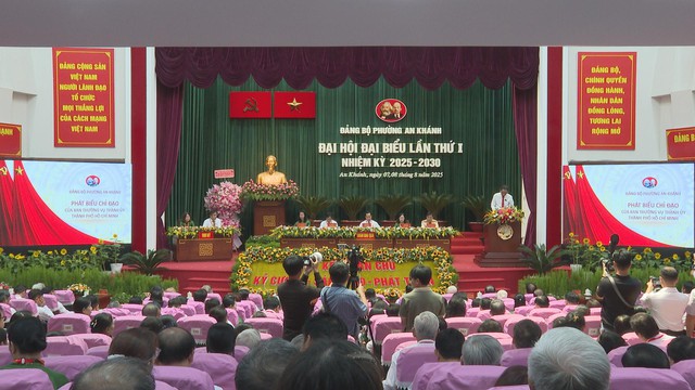 Đại hội Đại biểu Đảng bộ phường An Khánh lần thứ I, nhiệm kỳ 2025-2030 - Ảnh 1.