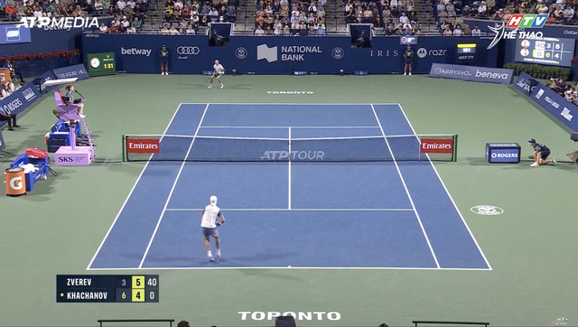 Zverev ngậm ngùi dừng bước, Khachanov và Shelton hẹn nhau tại chung kết Toronto Masters - Ảnh 1.