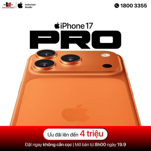 “Đồng nhịp thế giới” - Minh Tuấn Mobile chính thức mở đặt cọc iPhone 17 tại Việt Nam - Ảnh 1.