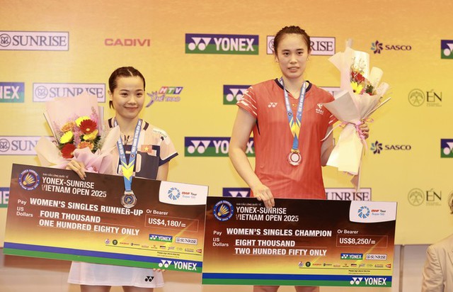 Nguyễn Thùy Linh lỡ cơ hội vô địch Vietnam Open 2025 - Ảnh 1.