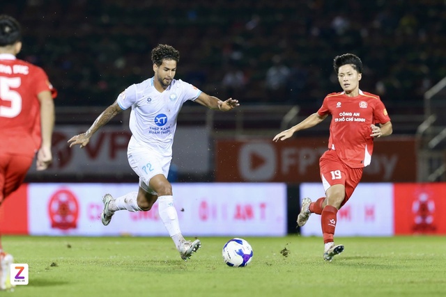 Vòng 6 Vleague: CLB Công an TP.HCM cầm hòa Nam Định trên sân nhà - Ảnh 1.