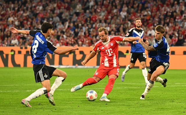 Kane lập cú đúp, Bayern thắng đậm Hamburg - Ảnh 1.