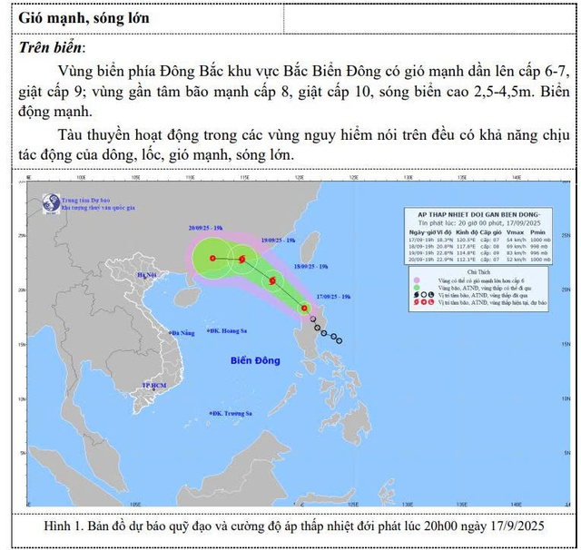 Tin áp thấp nhiệt đới gần Biển Đông
- Ảnh 2.