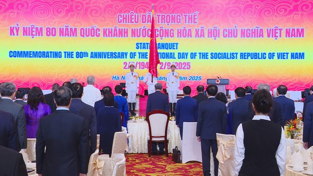 Hà Nội tổ chức chiêu đãi trọng thể kỷ niệm 80 năm Quốc khánh nước Cộng hòa xã hội chủ nghĩa Việt Nam - Ảnh 1.