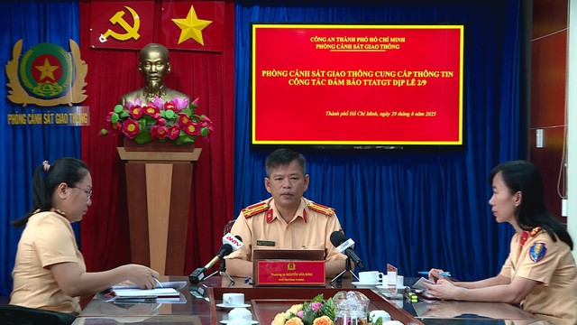 CSGT khuyến cáo người dân nâng cao ý thức an toàn giao thông dịp lễ 2/9 tại TP.HCM - Ảnh 1.