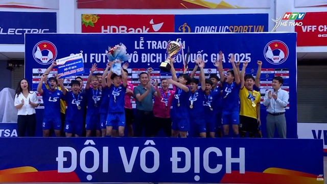 CLB Thái Sơn Bắc bảo vệ thành công danh hiệu Futsal U20 quốc gia - Ảnh 1.