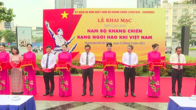 Khai mạc triển lãm "Nam Bộ kháng chiến – Rạng ngời hào khí Việt Nam" tại TP.HCM - Ảnh 1.