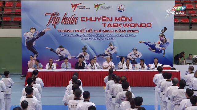 Lớp tập huấn chuyên môn Taekwondo nâng cao TP.HCM 2025 - Ảnh 4.