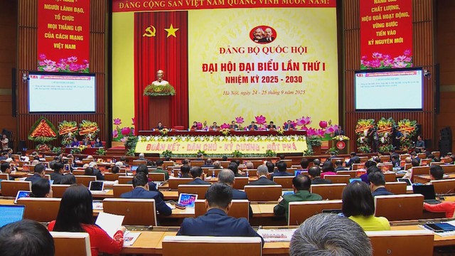 Đại hội đại biểu Đảng bộ Quốc hội lần thứ I: Khẳng định vai trò trung tâm của Quốc hội trong sự nghiệp xây dựng đất nước - Ảnh 3.