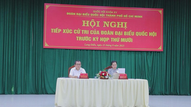 Đoàn Đại biểu Quốc hội TP.HCM tiếp xúc cử tri Long Điền và Long Hải - Ảnh 5.