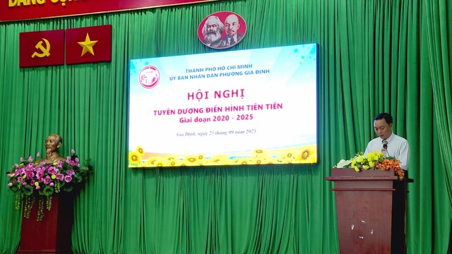 Phường Gia Định tuyên dương điển hình tiên tiến giai đoạn 2020 - 2025 - Ảnh 1.