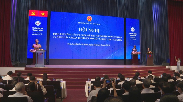 Hội nghị tổng kết công tác tổ chức kỳ thi tốt nghiệp THPT năm 2025 - Ảnh 1.