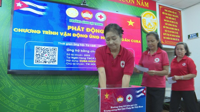 Học sinh TP.HCM chung tay ủng hộ nhân dân Cuba - Ảnh 4.