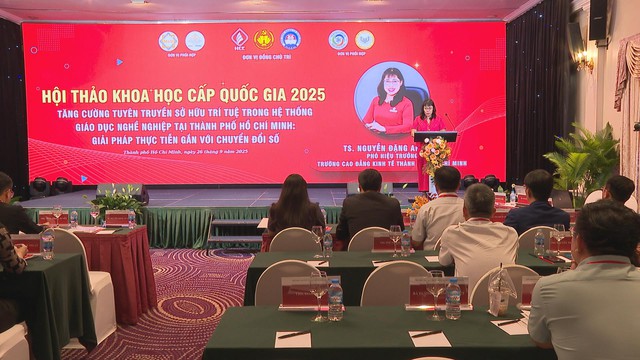 Hội thảo khoa học quốc gia bàn giải pháp tuyên truyền sở hữu trí tuệ trong giáo dục nghề nghiệp - Ảnh 3.