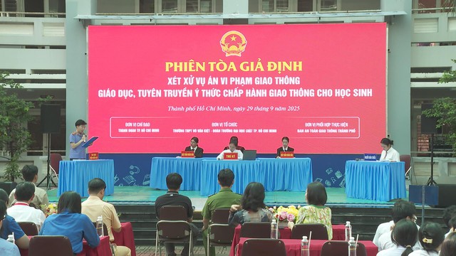 Phiên tòa giả định về an toàn giao thông - hình thức tuyên truyền pháp luật sống động - Ảnh 3.