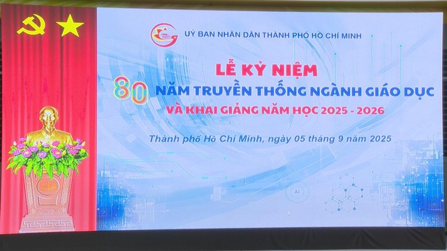 Phó Bí thư Thành ủy Nguyễn Phước Lộc dự Lễ khai giảng năm học mới tại Trung tâm Hỗ trợ Phát triển Giáo dục Hòa nhập Bình Chánh - Ảnh 2.