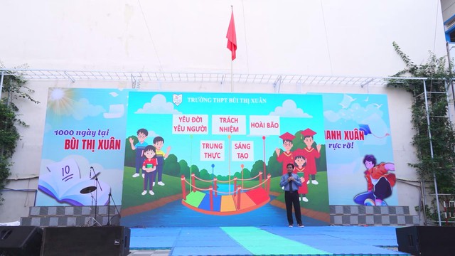 Tuổi trẻ trường THPT Bùi Thị Xuân tiếp nối truyền thống tự hào  - Ảnh 1.