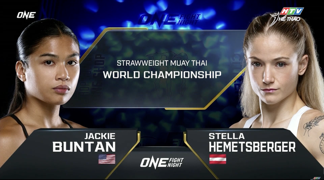 Stella Hemetsberger lật đổ Jackie Buntan, giành đai vô địch Muay Thai tại ONE Fight Night 35- Ảnh 1. Stella Hemetsberger lật đổ Jackie Buntan, giành đai vô địch Muay Thai tại ONE Fight Night 35- Ảnh 1.