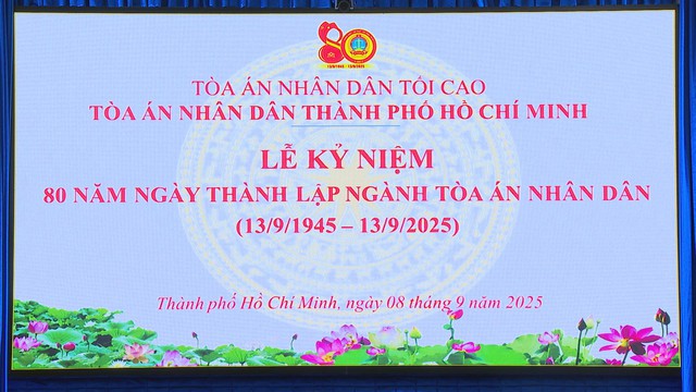TP.HCM kỷ niệm 80 năm Ngày truyền thống Tòa án nhân dân - Ảnh 1.