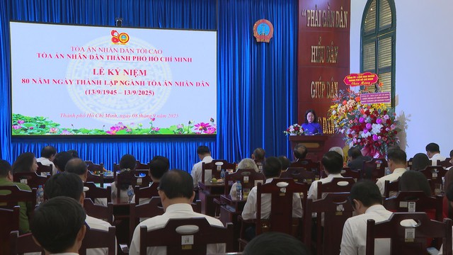 TP.HCM kỷ niệm 80 năm Ngày truyền thống Tòa án nhân dân - Ảnh 4.