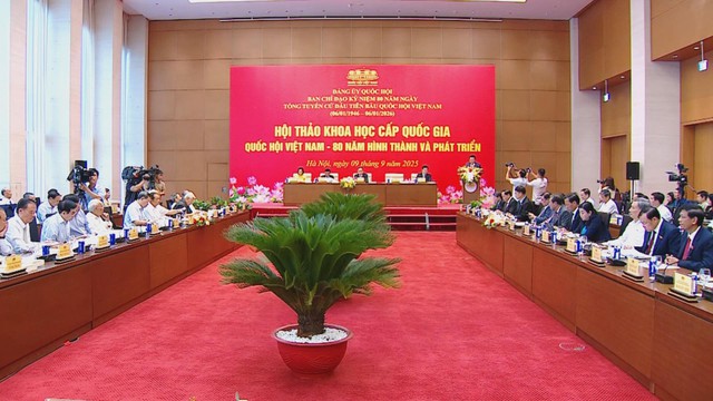 Hội thảo "Quốc hội Việt Nam - 80 năm hình thành và phát triển" - Ảnh 1.
