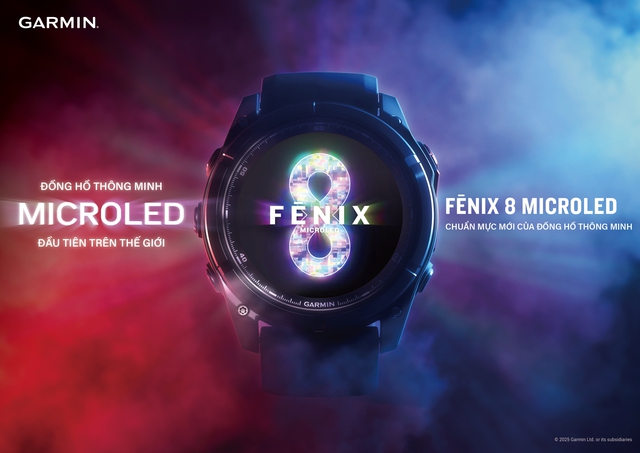 [THÔNG CÁO BÁO CHÍ] Garmin chính thức công bố fenix 8 MicroLED, đánh dấu chuẩn mực hiển thị mới trên thị trường smartwatch - Ảnh 1.