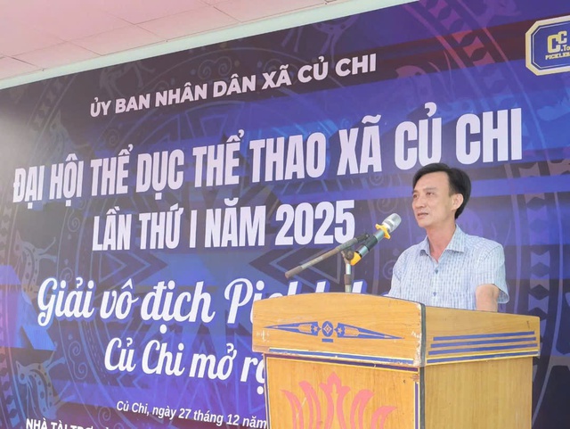 Giải vô địch Pickleball Củ Chi mở rộng 2025 chính thức khởi tranh- Ảnh 2.