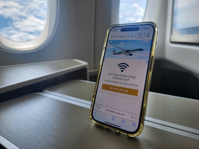 Vietnam Airlines chính thức cung cấp Internet trên máy bay - Ảnh 3.