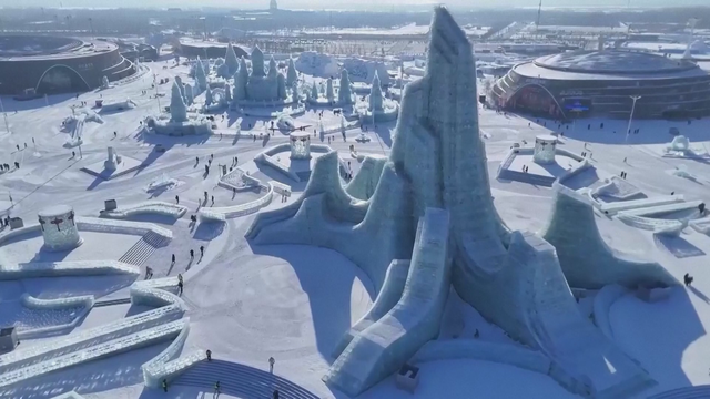 Trung Quốc: Chiêm ngưỡng không gian băng tuyết lộng lẫy tại Cáp Nhĩ Tân  - Ảnh 1.