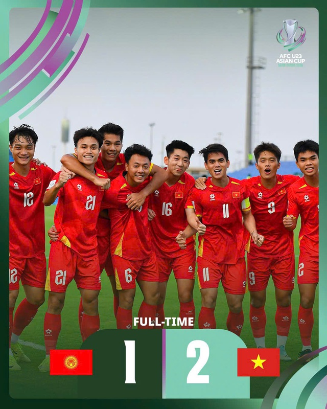 U23 Việt Nam thắng U23 Kyrgyzstan đang rộng cửa giành vé vào tứ kết U23 Châu Á 2026 - Ảnh 1.