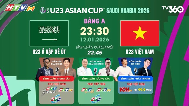 Trực tiếp: Bình luận sau trận U23 Ả-rập Xê-út - U23 Việt Nam - Ảnh 1.