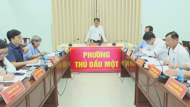 Ủy ban MTTQ Việt Nam TP. Hồ Chí Minh giám sát công tác bầu cử tại phường Thủ Dầu Một và Hòa Lợi - Ảnh 4.
