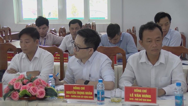 Giám sát việc vận hành chính quyền địa phương 2 cấp và công tác chuẩn bị bầu cử tại xã Thường Tân - Ảnh 3.