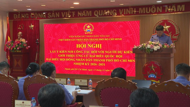 Viện Kiểm sát nhân dân TP. Hồ Chí Minh lấy ý kiến cử tri nơi công tác đối với người ứng cử đại biểu Quốc hội và HĐND Thành phố - Ảnh 3.