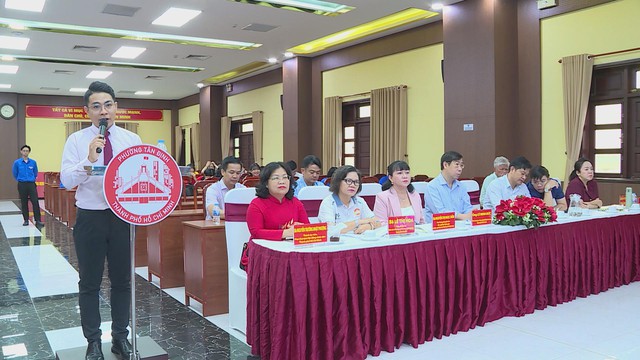 Sôi nổi Hội thi "Ngày hội dân chủ" tìm hiểu Luật Bầu cử tại phường Tân Định - Ảnh 1.