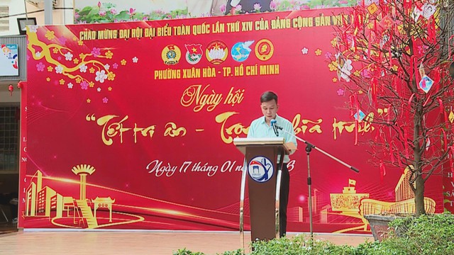 Ngày hội "Tết tri ân - Trọn nghĩa tình" phường Xuân Hòa, TP. Hồ Chí Minh - Ảnh 1.