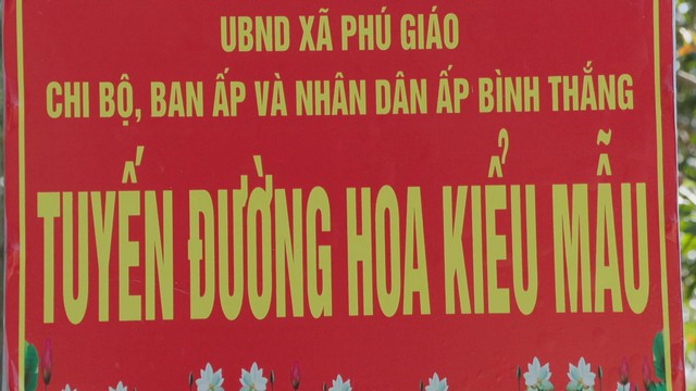 Xã Phú Giáo - Điểm sáng xây dựng nông thôn mới từ những cung đường hoa kiểu mẫu - Ảnh 1.