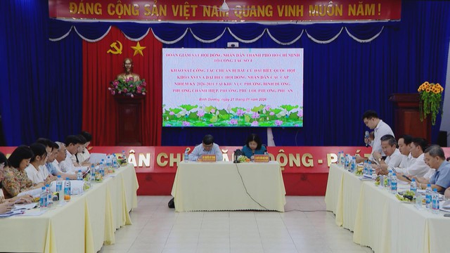 TP. Hồ Chí Minh: Khảo sát công tác chuẩn bị bầu cử đại biểu Quốc hội khóa XVI và HĐND các cấp - Ảnh 1.