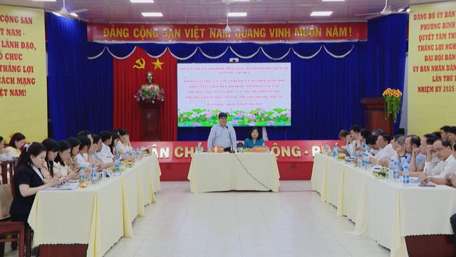 TP. Hồ Chí Minh: Khảo sát công tác chuẩn bị bầu cử đại biểu Quốc hội khóa XVI và HĐND các cấp - Ảnh 4.