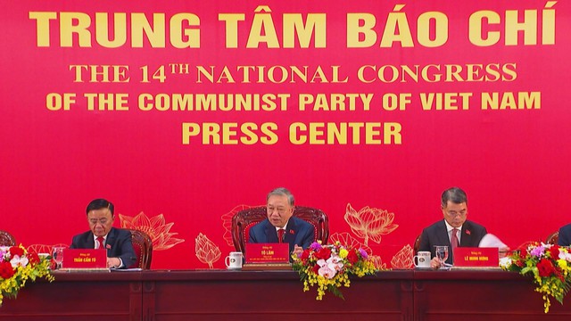 Tổng Bí thư Tô Lâm chủ trì họp báo quốc tế sau Đại hội Đảng XIV - Ảnh 1.