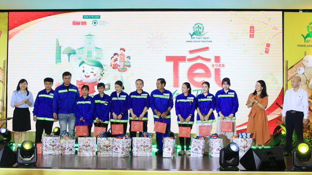 Tết yêu thương - Chăm lo Tết ấm no cho người lao động thu gom rác - Ảnh 10.