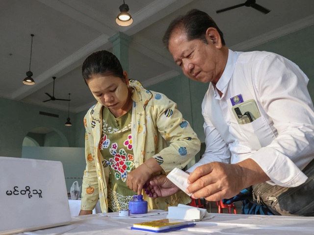 Myanmar bước vào giai đoạn cuối của cuộc tổng tuyển cử - Ảnh 1.